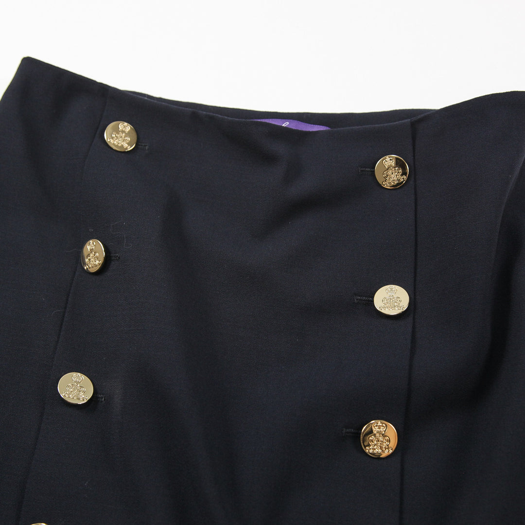 極美品 ラルフローレン パープルレーベル 21AW Ophelie スカート 0 Ralph Lauren Collection Purple Label 2021AW イタリア製 Ophelie