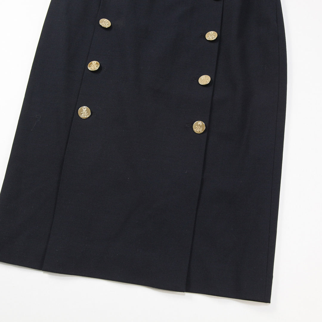 極美品 ラルフローレン パープルレーベル 21AW Ophelie スカート 0 Ralph Lauren Collection Purple Label 2021AW イタリア製 Ophelie