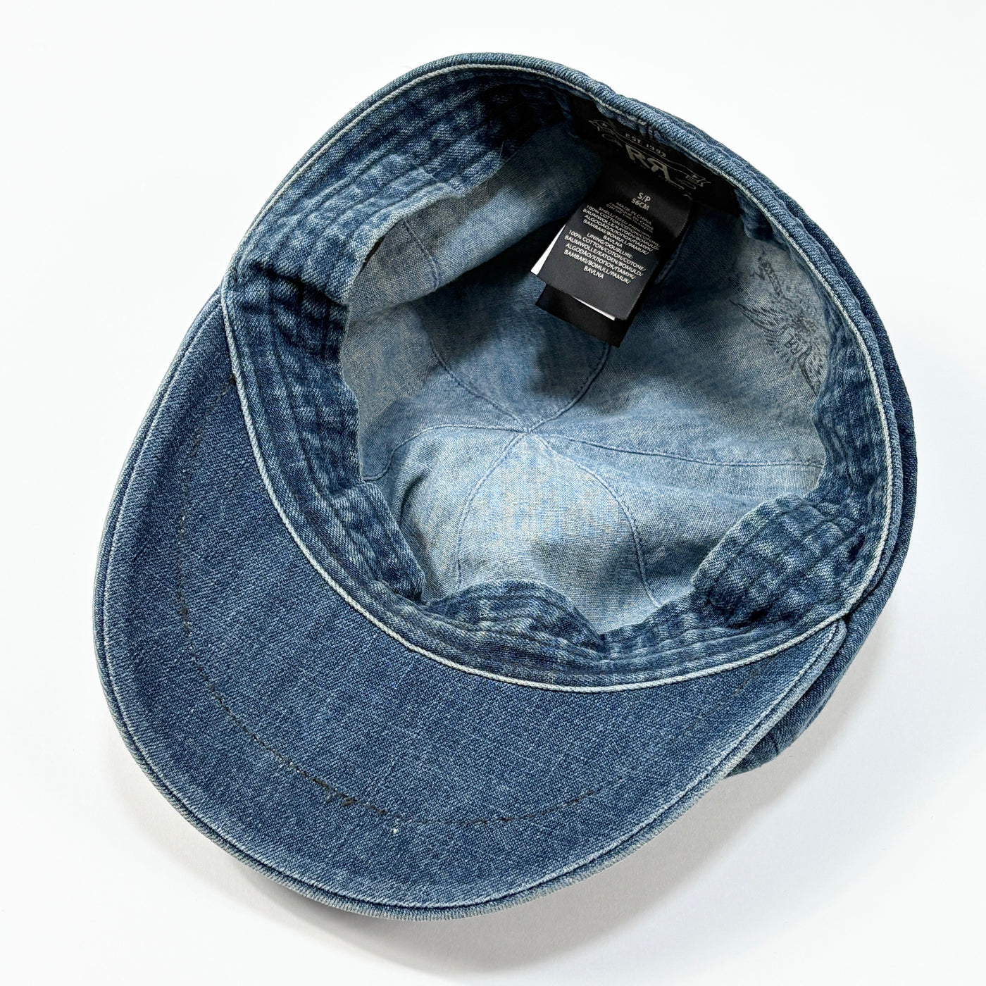 RRL / ダブルアールエル DENIM NEWSBOY CAP 782666633001 S(56cm
