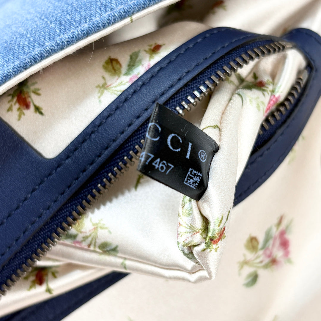 GUCCI / グッチ 2017SS 日本限定 GGマーモント デニム チェーン