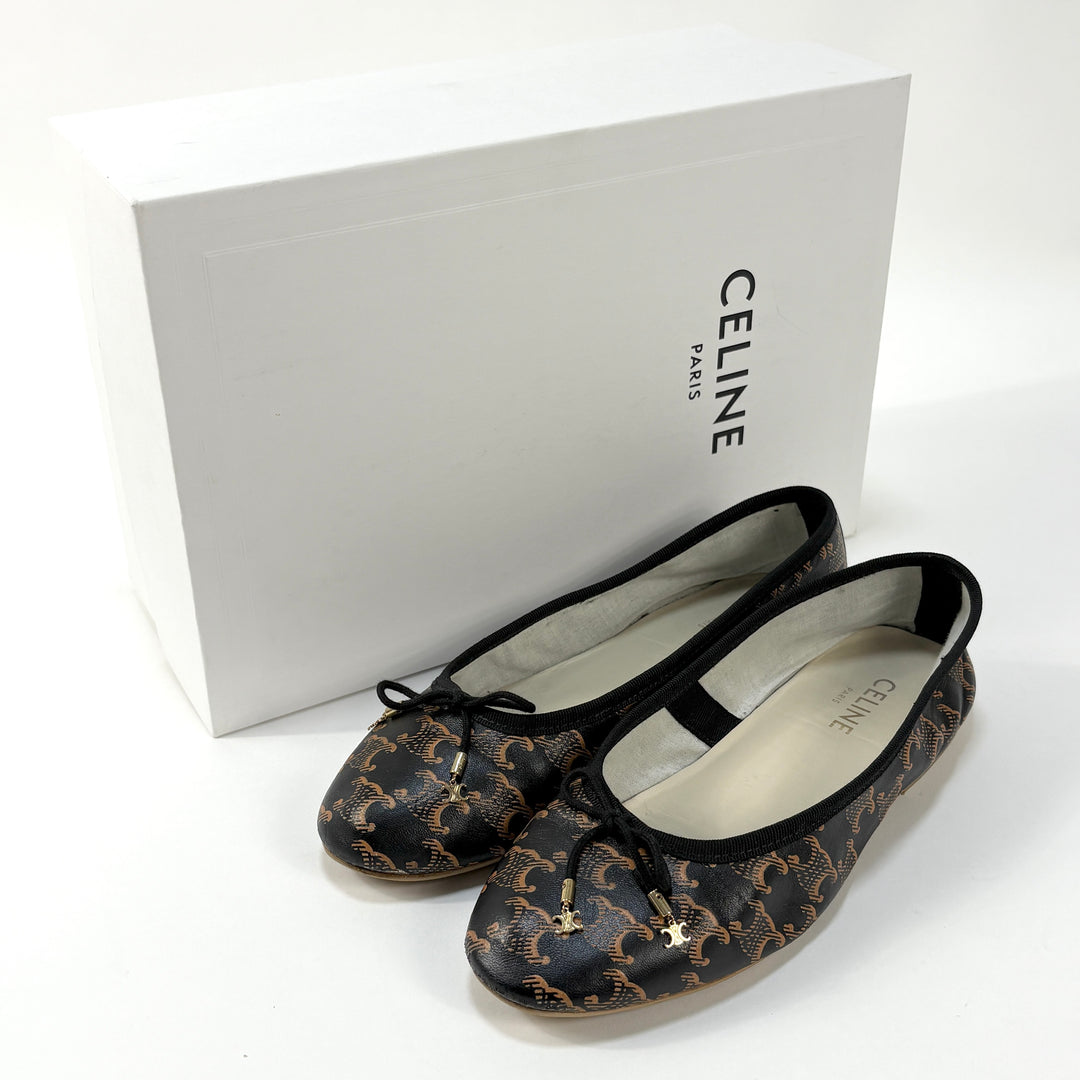CÉLINE セリーヌ　バレリーナ　黒 楽天市場】セリーヌ CELINE バレエシューズ メリージェーン