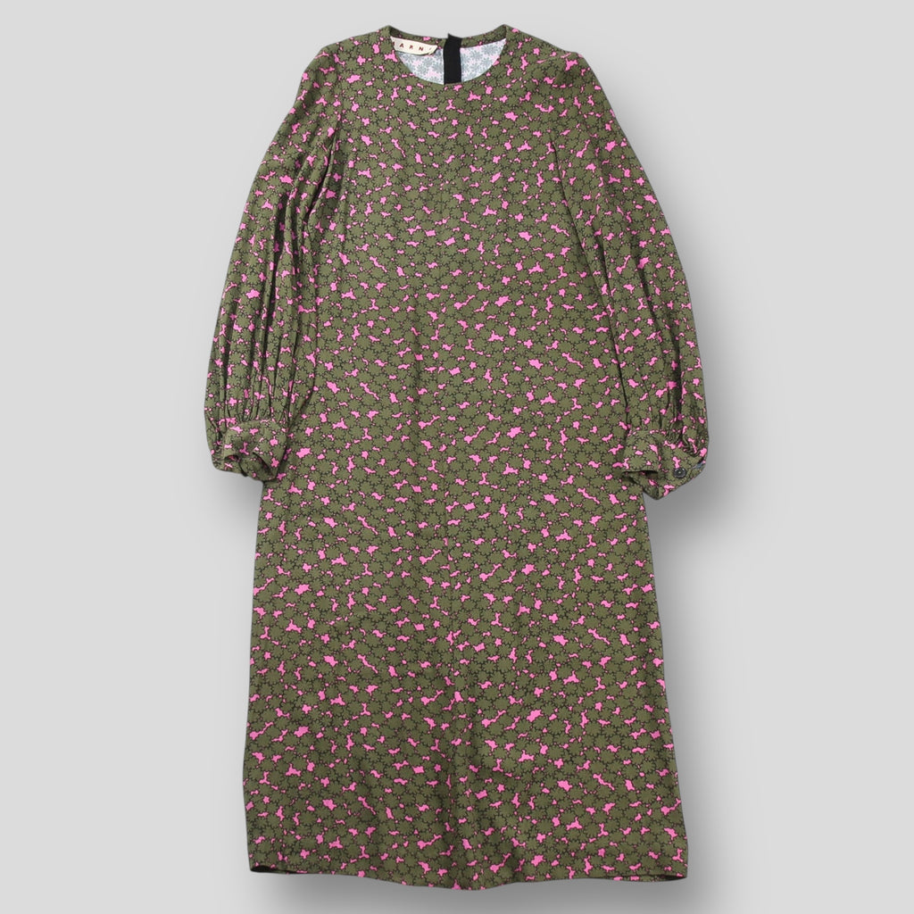 MARNI / マルニ 2018SS フラワープリント パフスリーブ