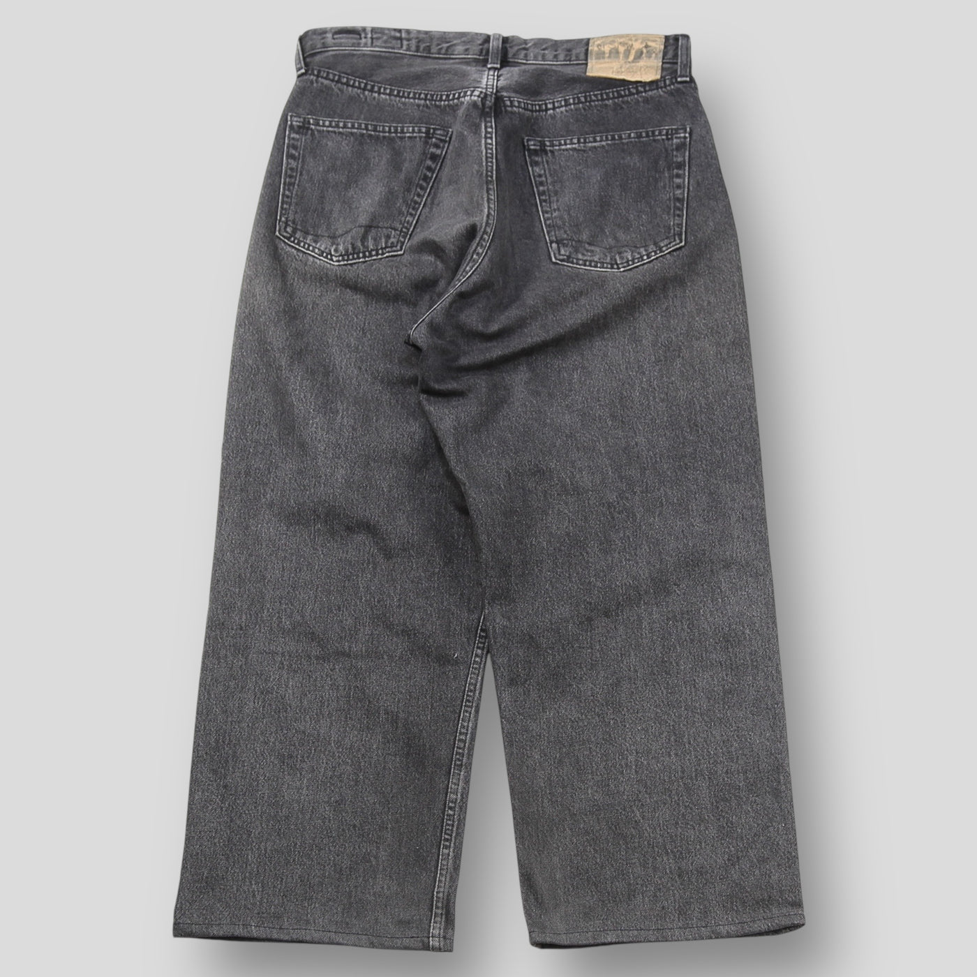 2025SS 仲津3 SUPER DAD’S BLACK DENIM STONE IMA:ZINE SP M(2)