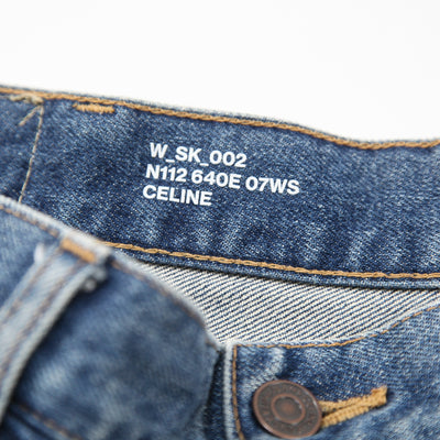 2020AW スキニー ミッドライズ パンツ / ウォッシュド ストレッチデニム W_SK_002 / N112 640E 07WS / 2N112640E.07WS 30