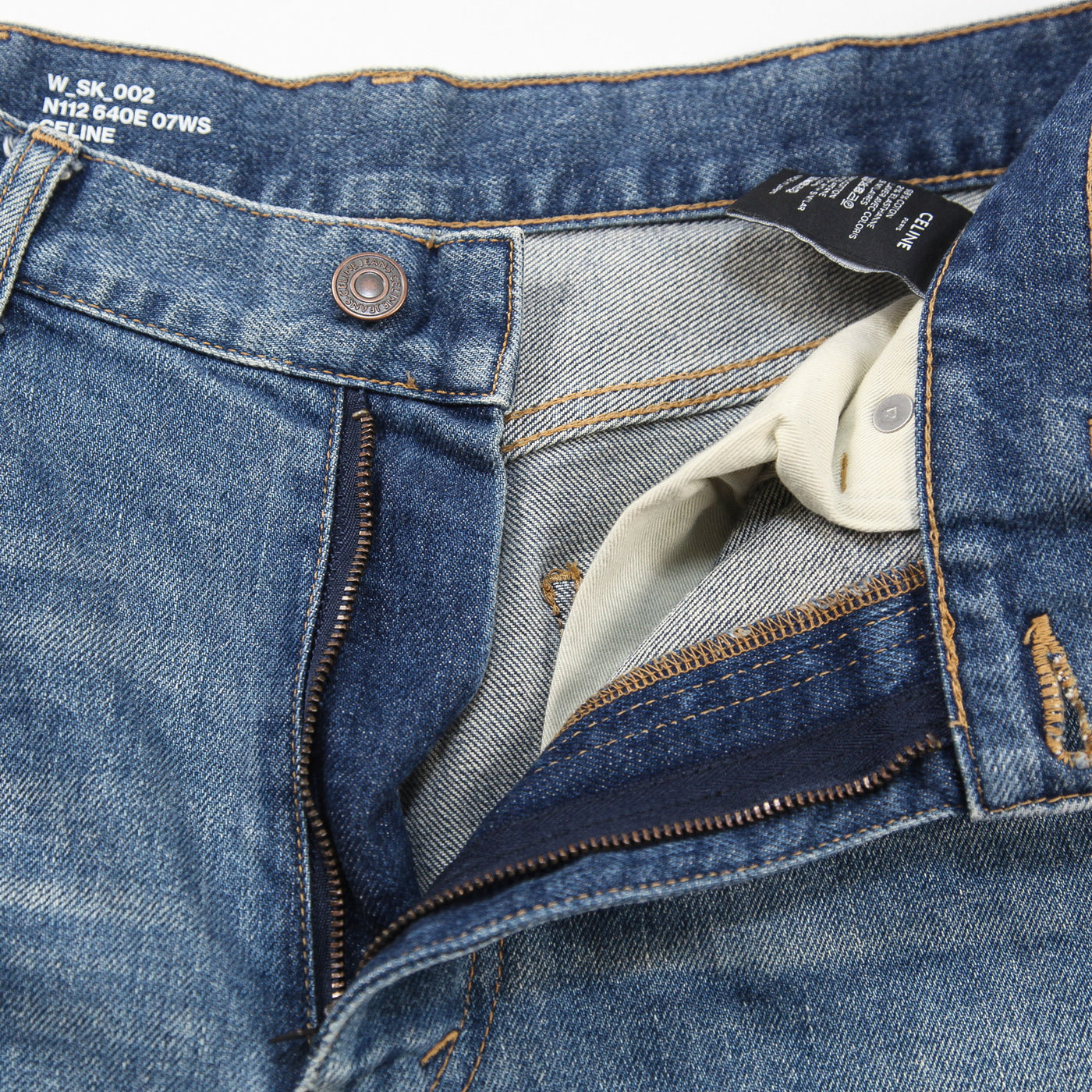 2020AW スキニー ミッドライズ パンツ / ウォッシュド ストレッチデニム W_SK_002 / N112 640E 07WS / 2N112640E.07WS 30