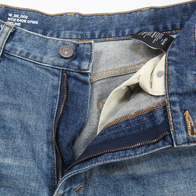 2020AW スキニー ミッドライズ パンツ / ウォッシュド ストレッチデニム W_SK_002 / N112 640E 07WS / 2N112640E.07WS 30