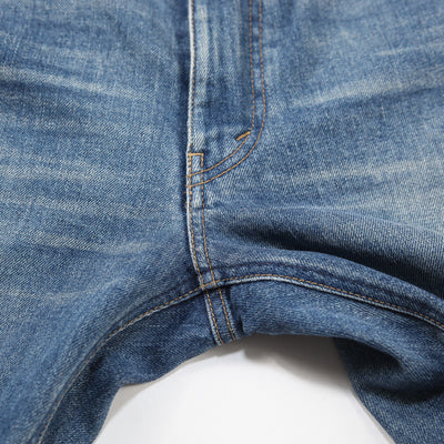 2020AW スキニー ミッドライズ パンツ / ウォッシュド ストレッチデニム W_SK_002 / N112 640E 07WS / 2N112640E.07WS 30