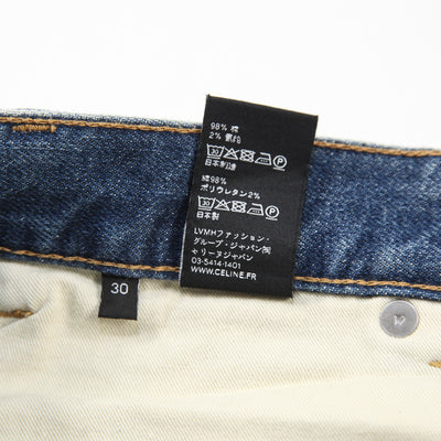 2020AW スキニー ミッドライズ パンツ / ウォッシュド ストレッチデニム W_SK_002 / N112 640E 07WS / 2N112640E.07WS 30