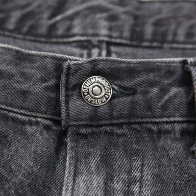 2025SS 仲津3 SUPER DAD’S BLACK DENIM STONE IMA:ZINE SP M(2)