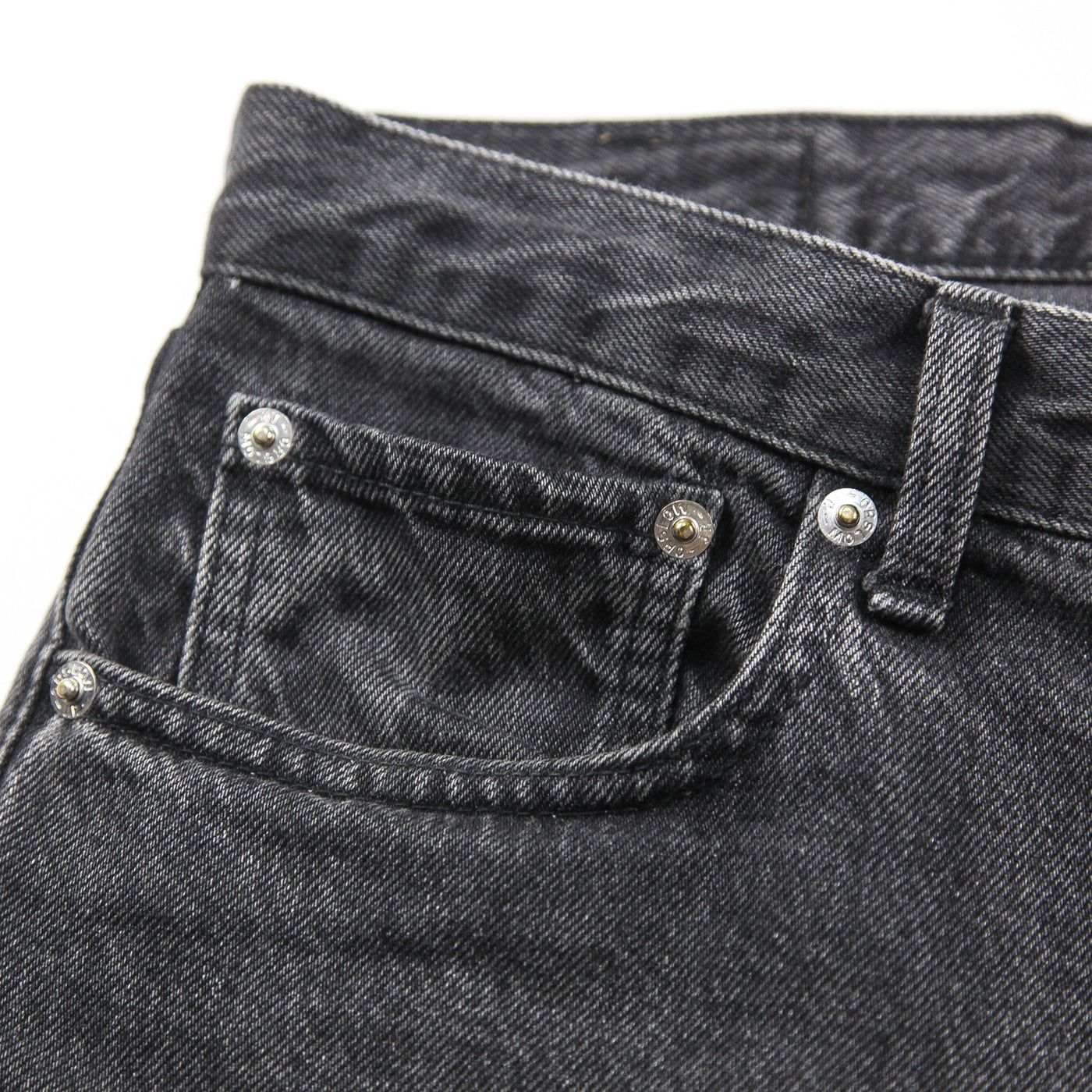 2025SS 仲津3 SUPER DAD’S BLACK DENIM STONE IMA:ZINE SP M(2)