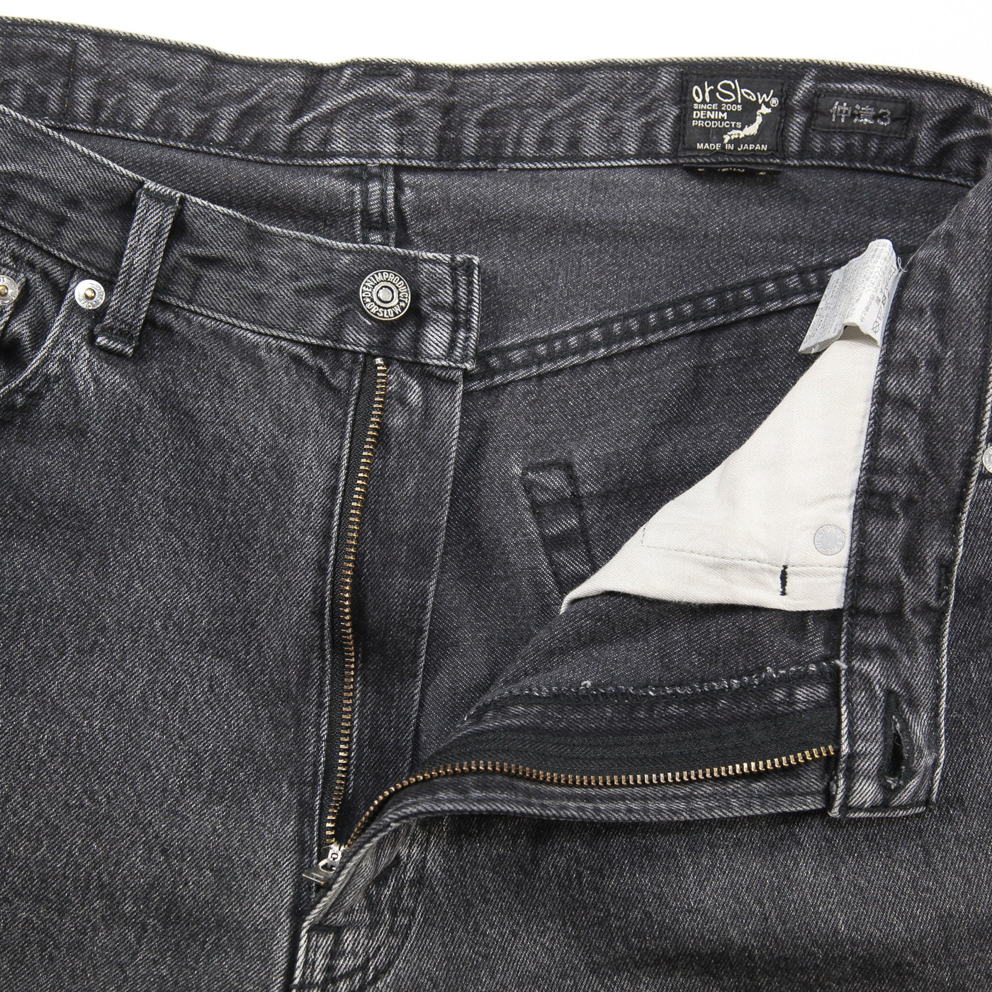 2025SS 仲津3 SUPER DAD’S BLACK DENIM STONE IMA:ZINE SP M(2)