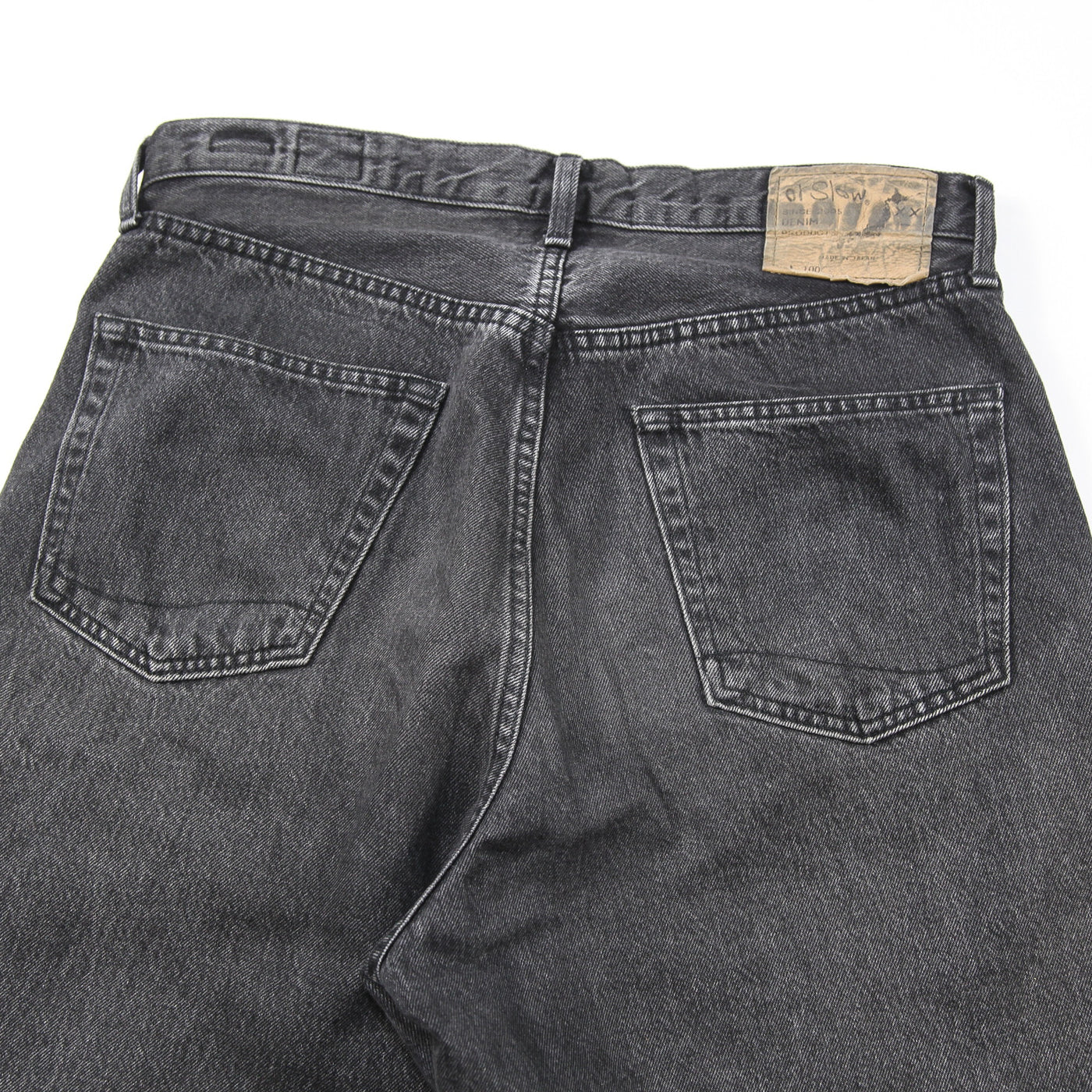 2025SS 仲津3 SUPER DAD’S BLACK DENIM STONE IMA:ZINE SP M(2)