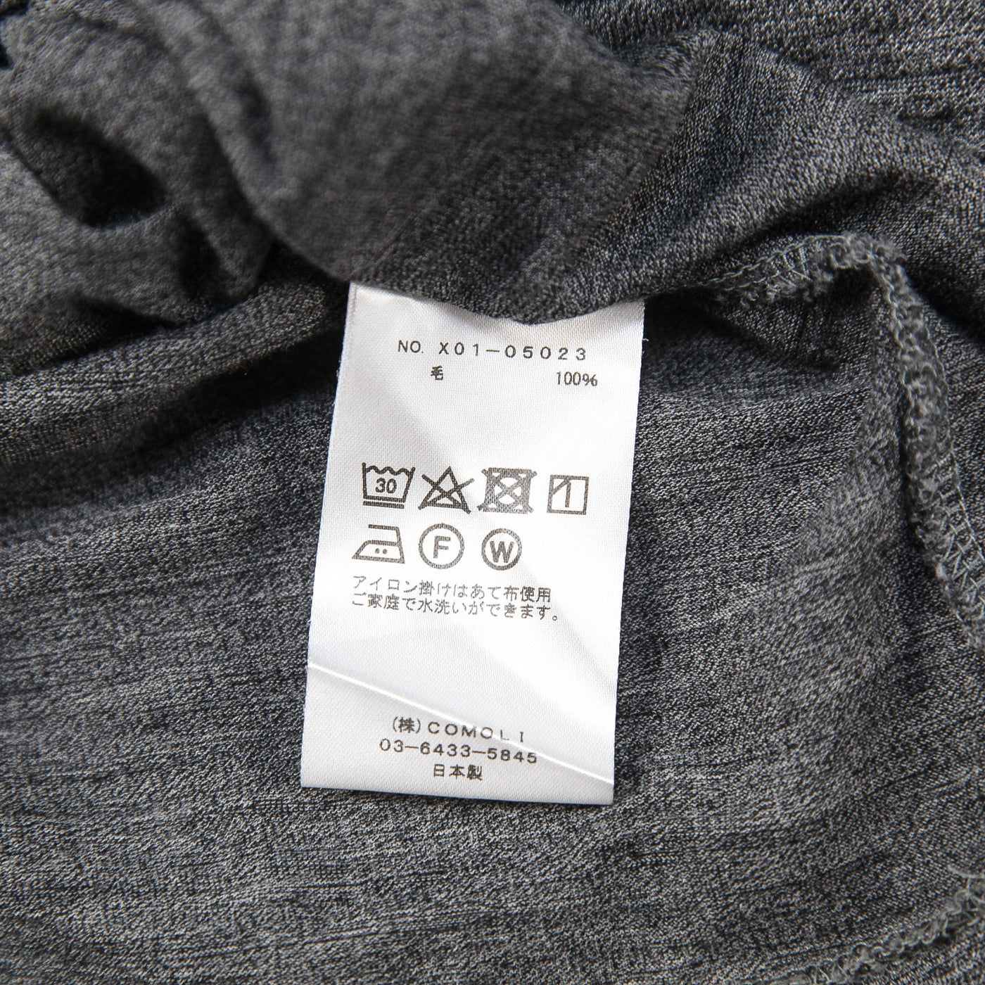 2023SS サマーウール天竺Tシャツ X01-05023 4