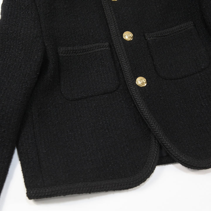 極美品 CELINE シャスールジャケット ブクレツイード 2V00C764L CELINE / セリーヌ シャスールジャケット / ブクレツイード