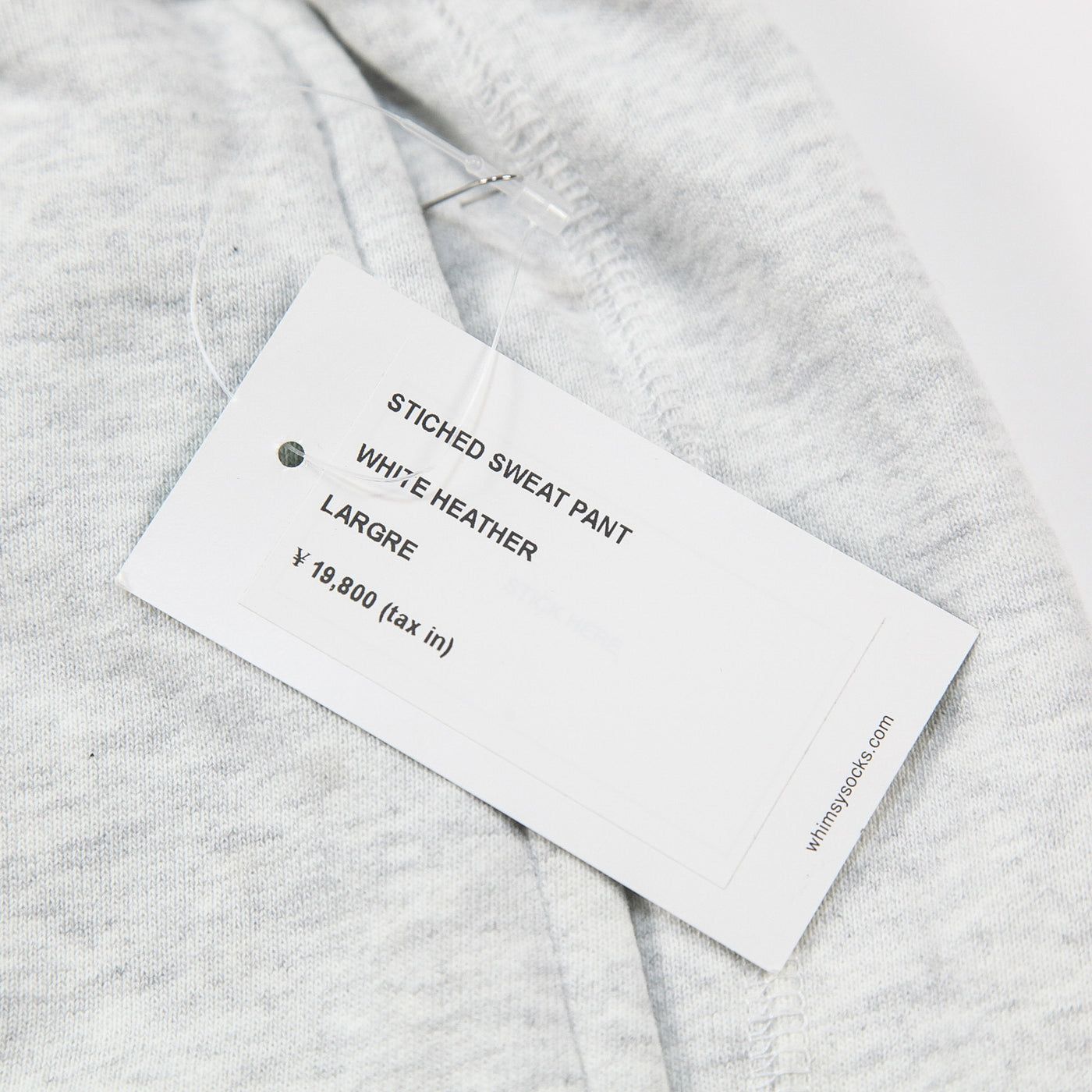 2024AW STICHED SWEAT PANT WMS-24AW3-014 L