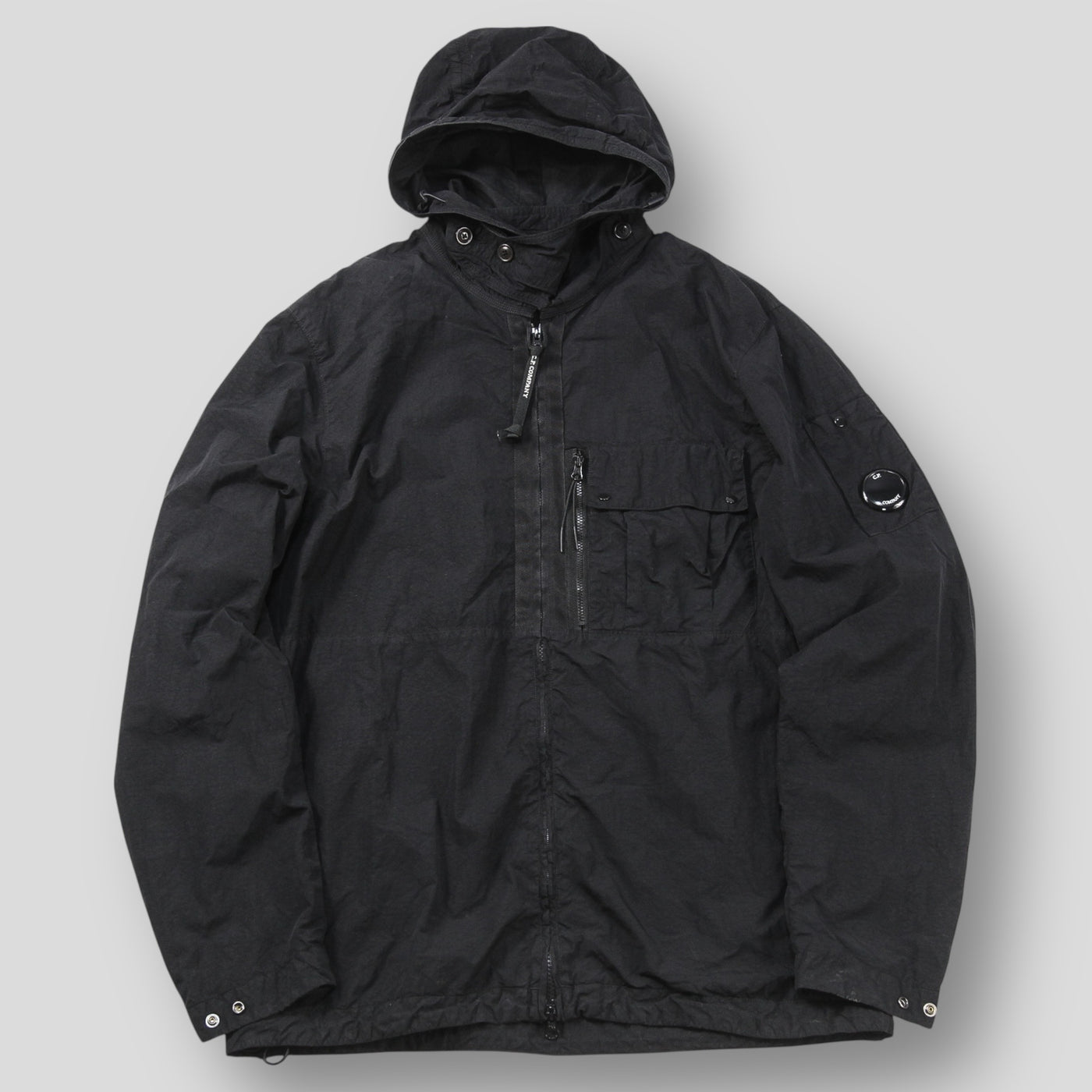 2021AW FLATT NYLON HOODED OVERSHIRT 11CMOS153A-005991G XL