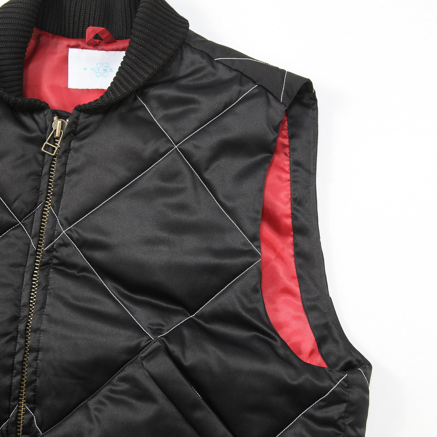 2022AW REFLECTIVE QUILTED DOWN VEST WMS-22AW-003 L