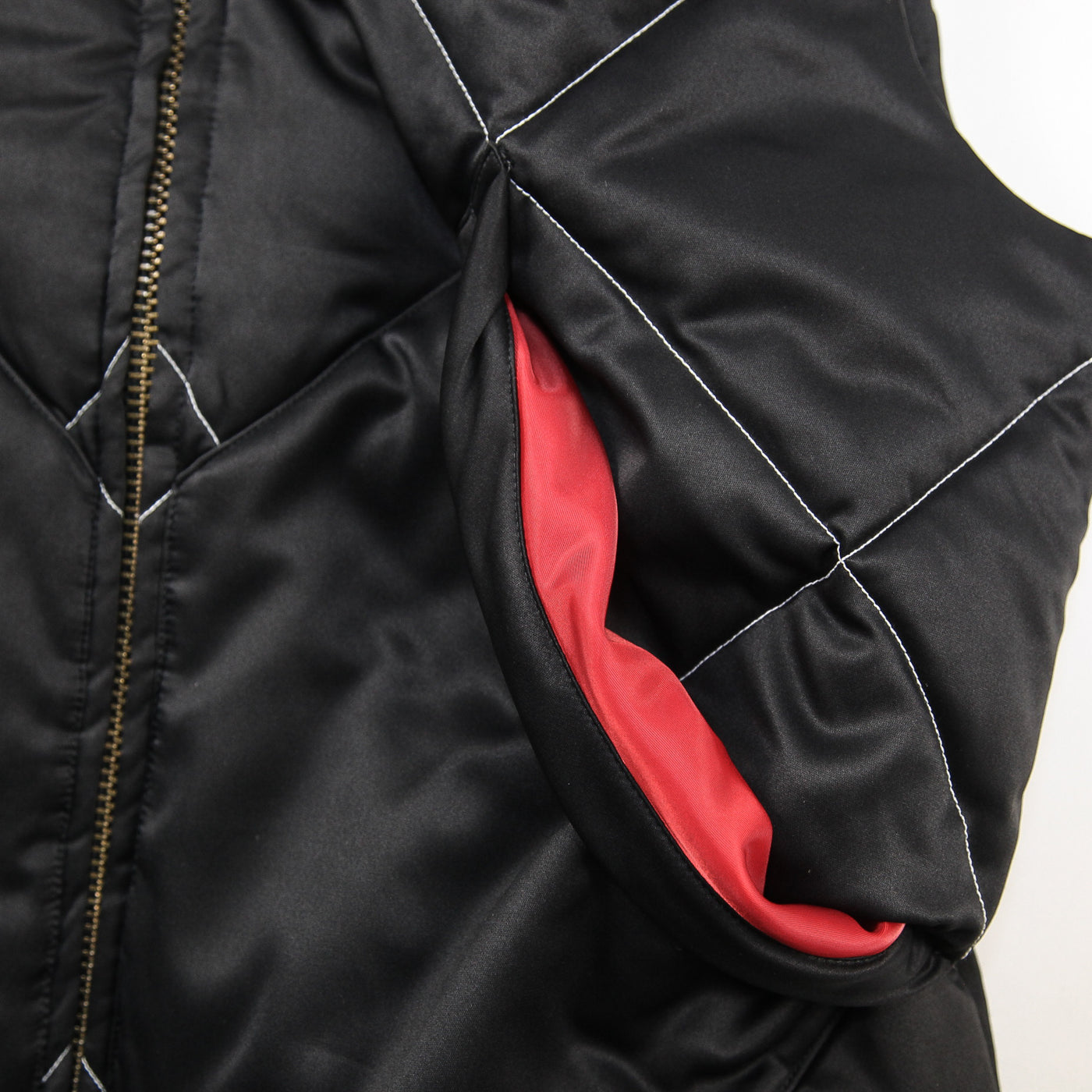 2022AW REFLECTIVE QUILTED DOWN VEST WMS-22AW-003 L