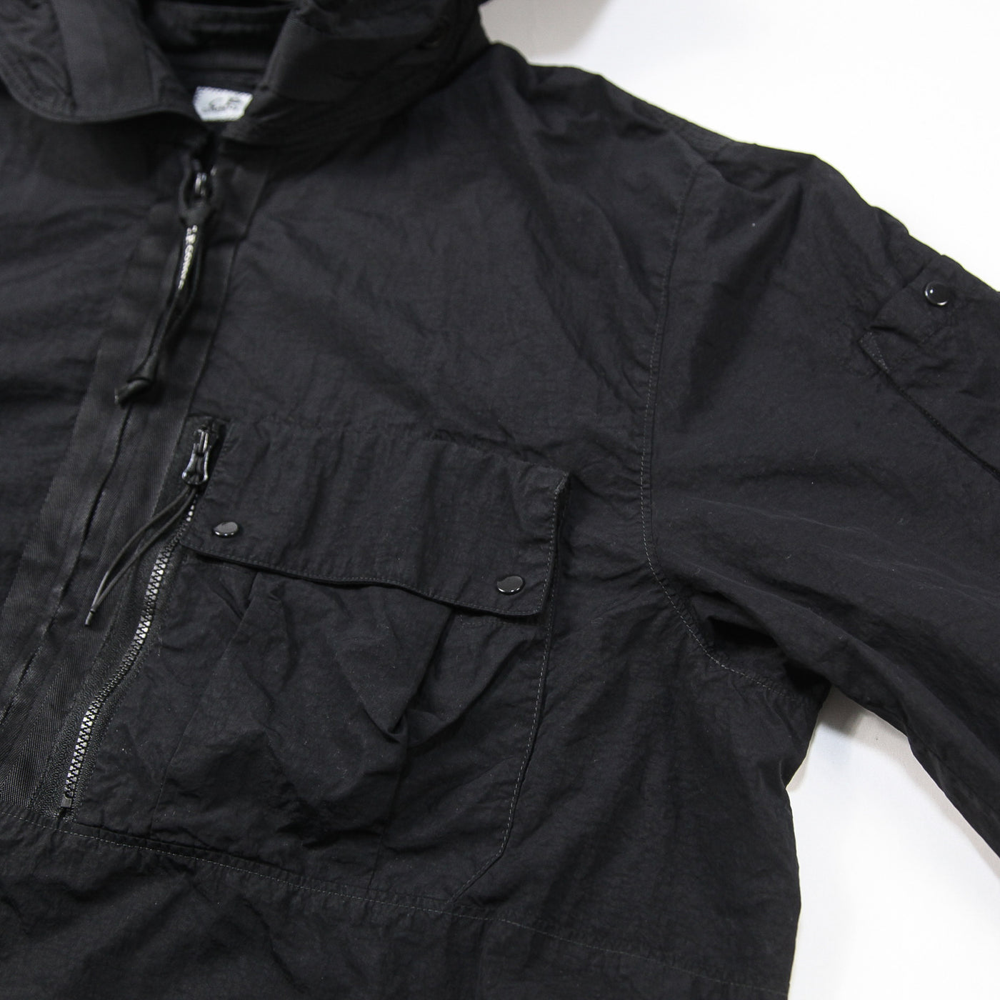 2021AW FLATT NYLON HOODED OVERSHIRT 11CMOS153A-005991G XL