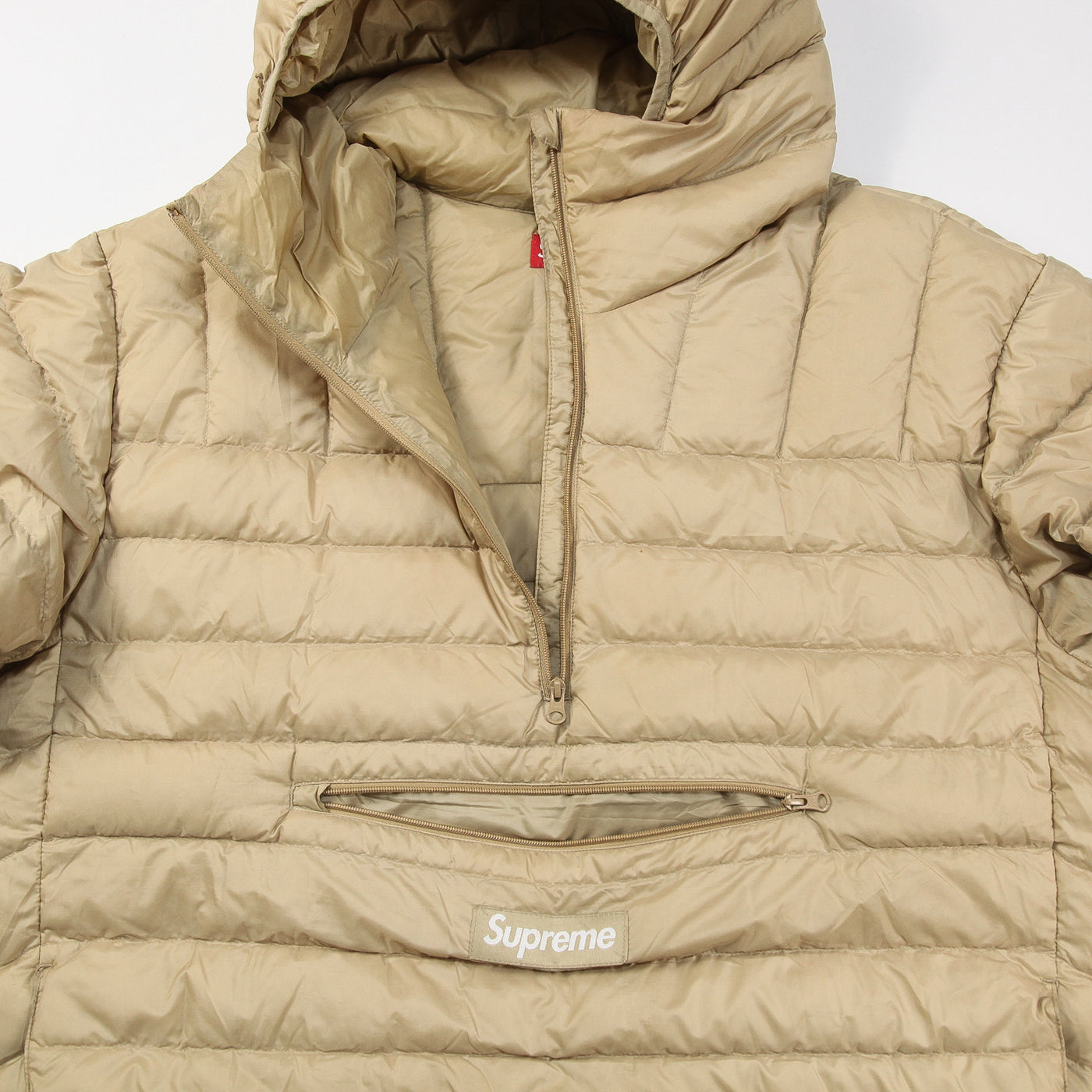 2022AW Micro Down Half Zip Hooded Pullover L