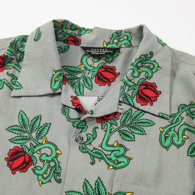 2018SS Rose Pattern Long-Sleeve Shirt US1440 2