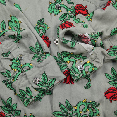 2018SS Rose Pattern Long-Sleeve Shirt US1440 2