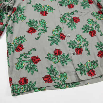 2018SS Rose Pattern Long-Sleeve Shirt US1440 2