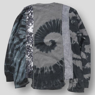 2022AW 5 Cuts L/S Tee - B&W Mishmash LQ316 XL