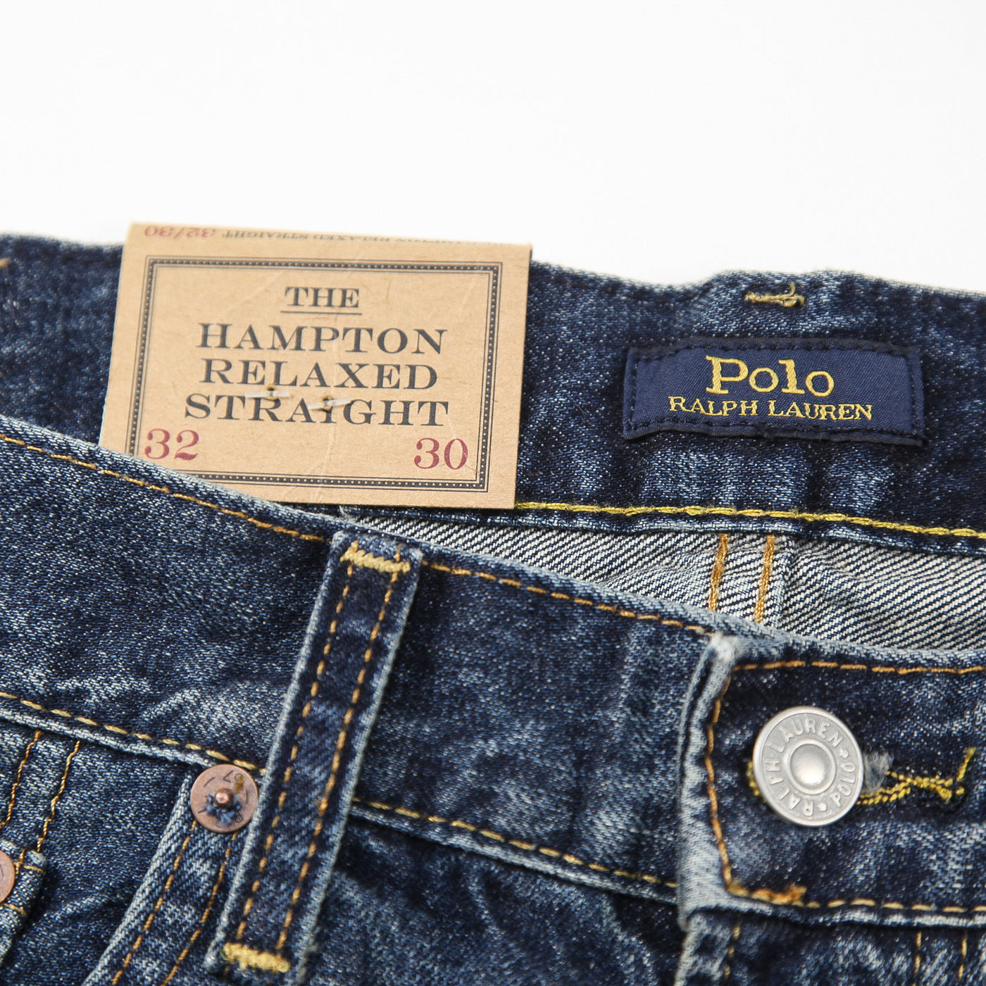 【新品】2025AW Hampton ストレート ディストレスト ジーンズ MNPODNM10920388400 32/30