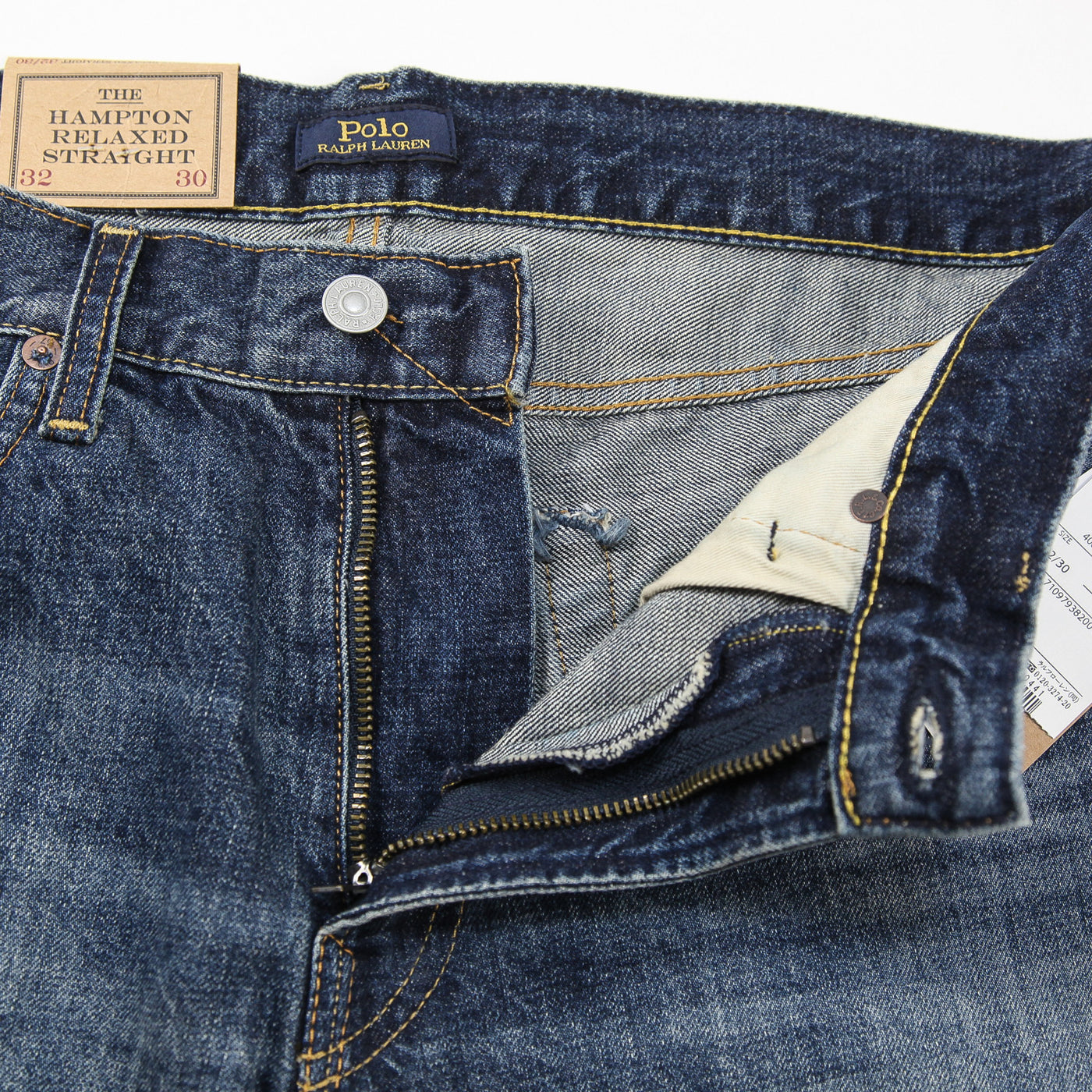 【新品】2025AW Hampton ストレート ディストレスト ジーンズ MNPODNM10920388400 32/30