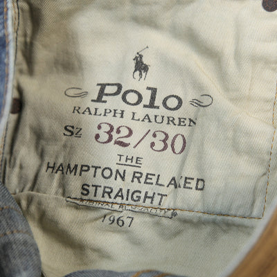 【新品】2025AW Hampton ストレート ディストレスト ジーンズ MNPODNM10920388400 32/30
