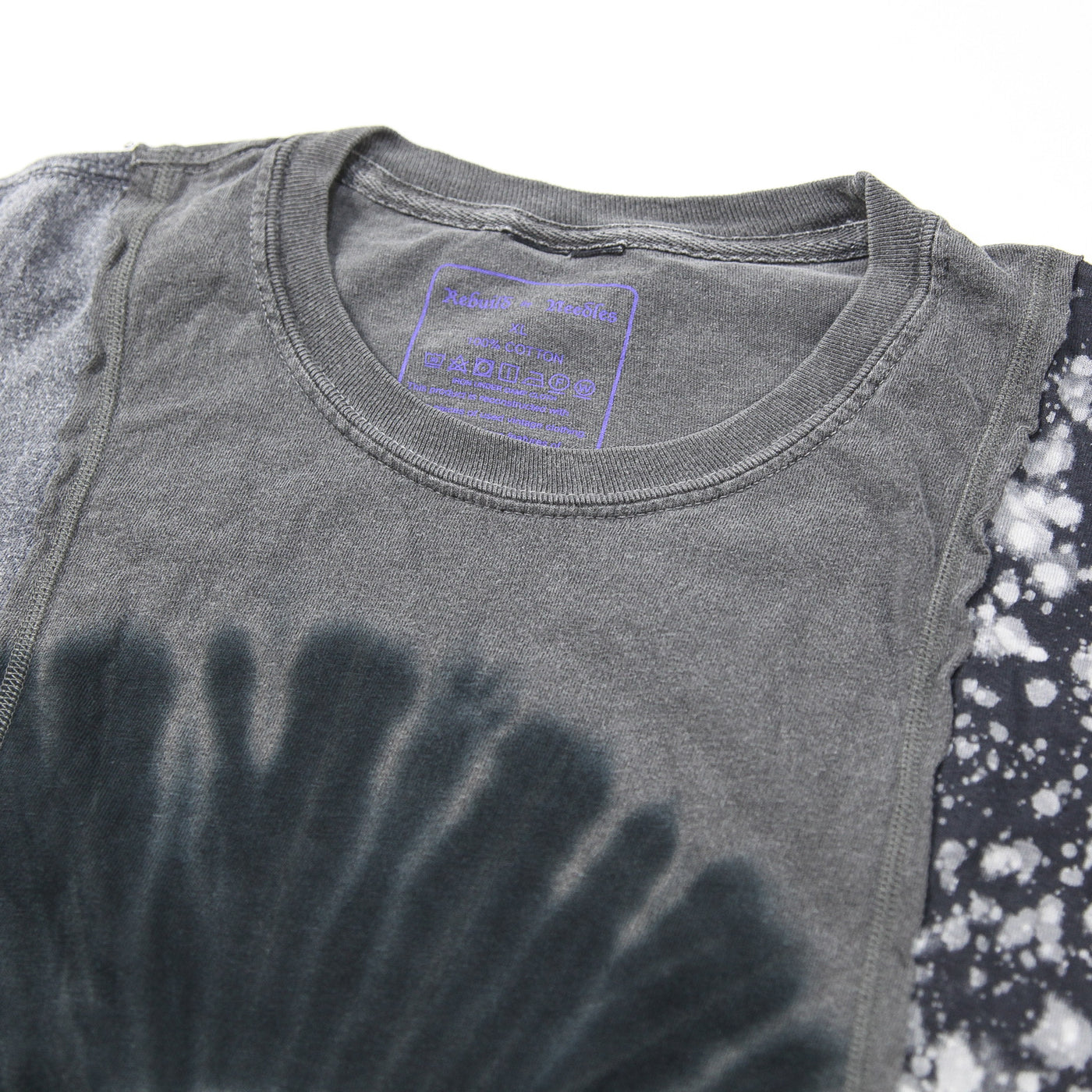2022AW 5 Cuts L/S Tee - B&W Mishmash LQ316 XL
