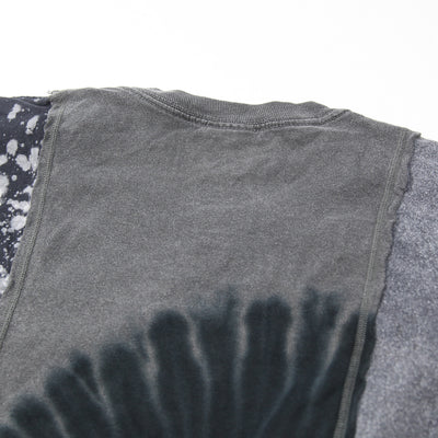 2022AW 5 Cuts L/S Tee - B&W Mishmash LQ316 XL