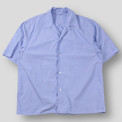 2025SS Chambray Open-Collar Shirt BHS25S021 4