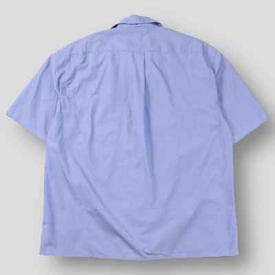 2025SS Chambray Open-Collar Shirt BHS25S021 4