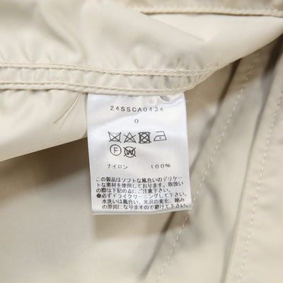 2024SS Fish-Tail Coat 24SSCA0434 ONE SIZE