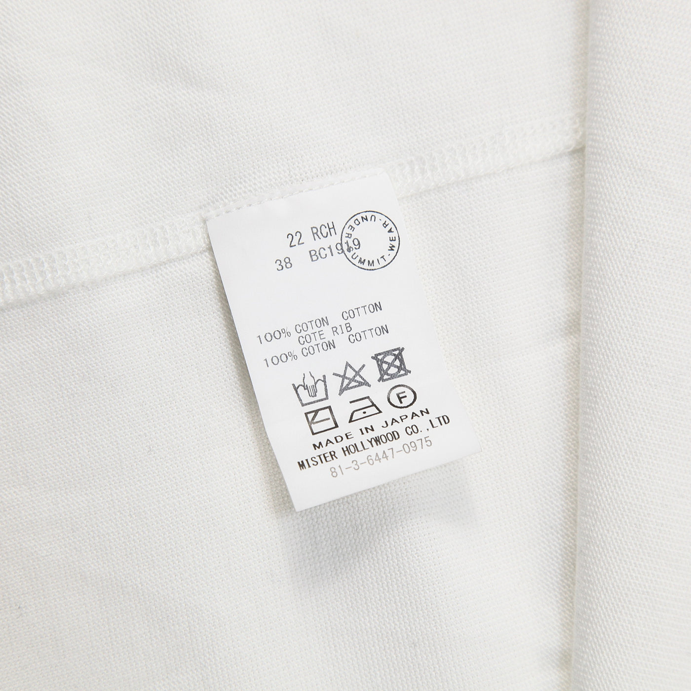 22 RCH CREW NECK HALF SLEEVE T-SHIRT 38