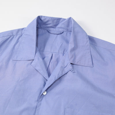 2025SS Chambray Open-Collar Shirt BHS25S021 4