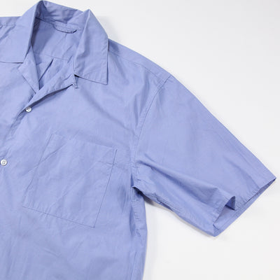 2025SS Chambray Open-Collar Shirt BHS25S021 4