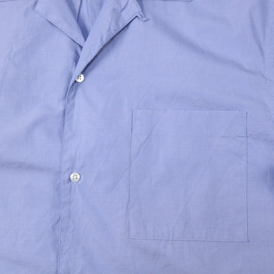 2025SS Chambray Open-Collar Shirt BHS25S021 4
