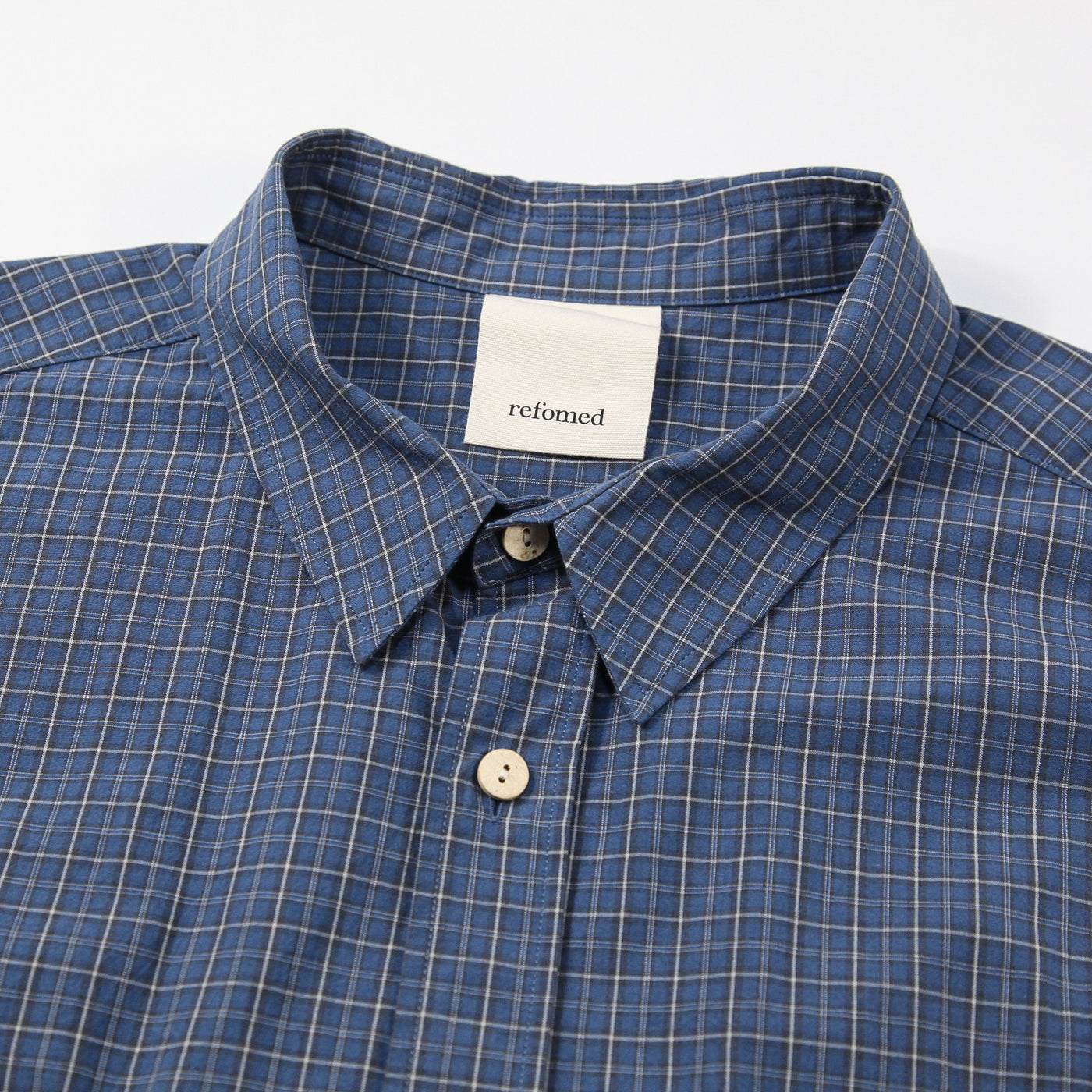 2025SS WRIST PATCH WIDE SHIRT "CHECK" RESH-017 2