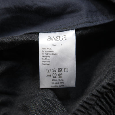 2025SS Wool Linen Wide Easy Shorts aws3-06006 3