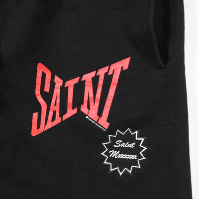 2024SS SWEAT SHORTS / SAINT / BLACK SM-YS8-0000-046 M