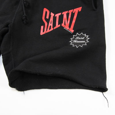 2024SS SWEAT SHORTS / SAINT / BLACK SM-YS8-0000-046 M
