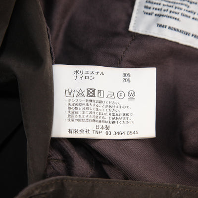 2024AW DWELLER CHINO TROUSERS P/N SPLITTING TAFFETA NN-P4517 2