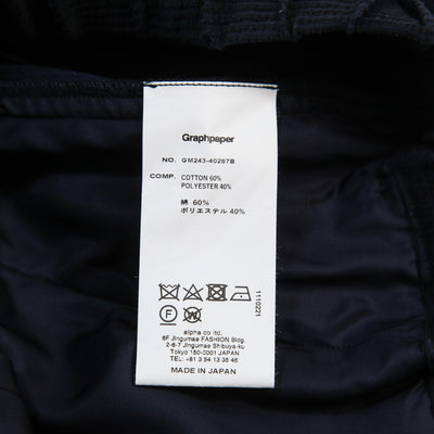 2024AW Knit Corduroy Wide Chef Pants GM243-40287B 1