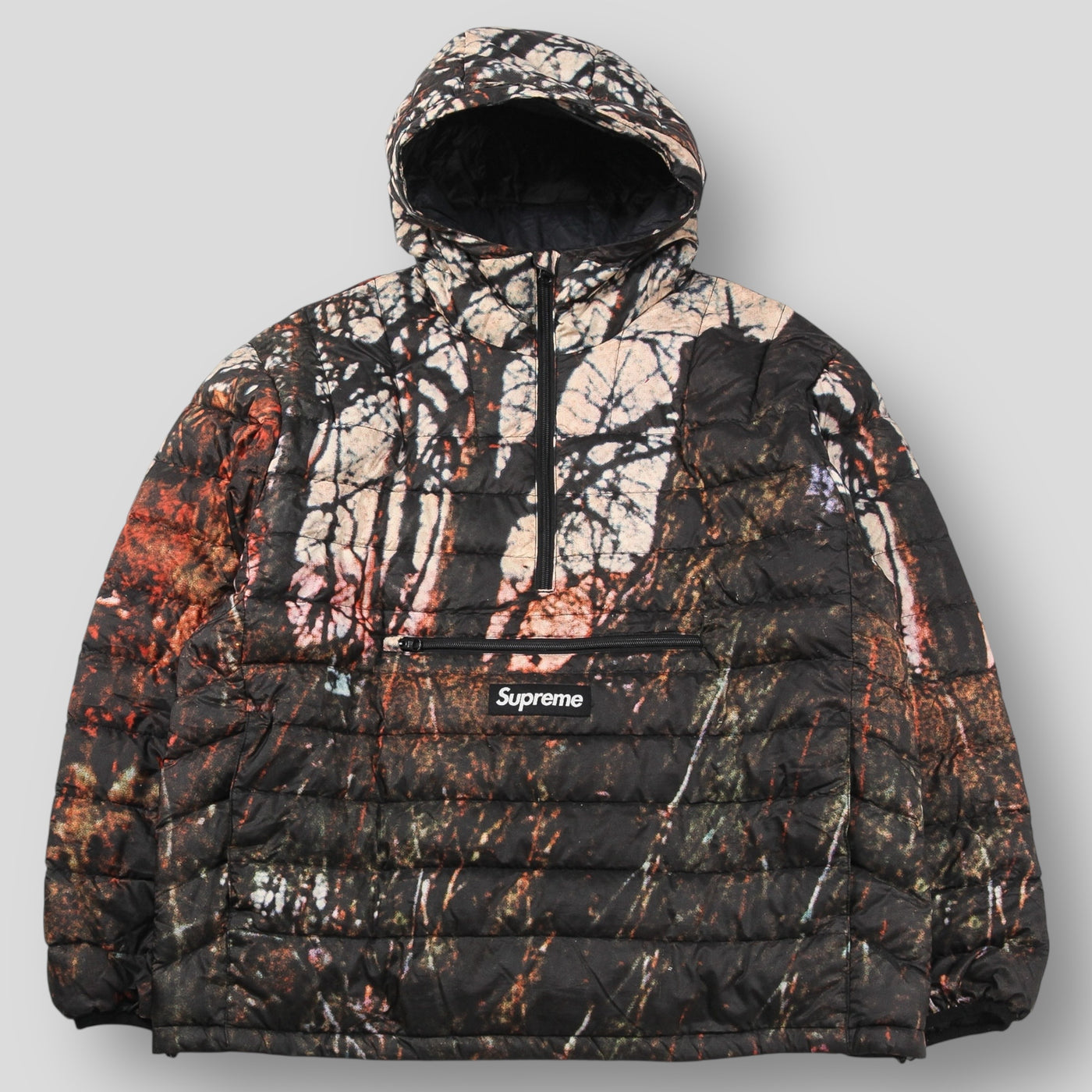 2020AW Micro Down Half Zip Hooded Pullover M