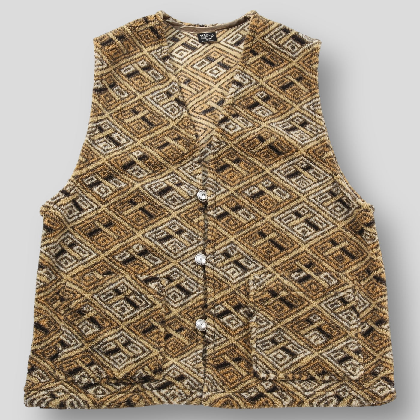 2024AW 仲津3 KUBA FLEECE VEST IMA:ZINE SP FREE