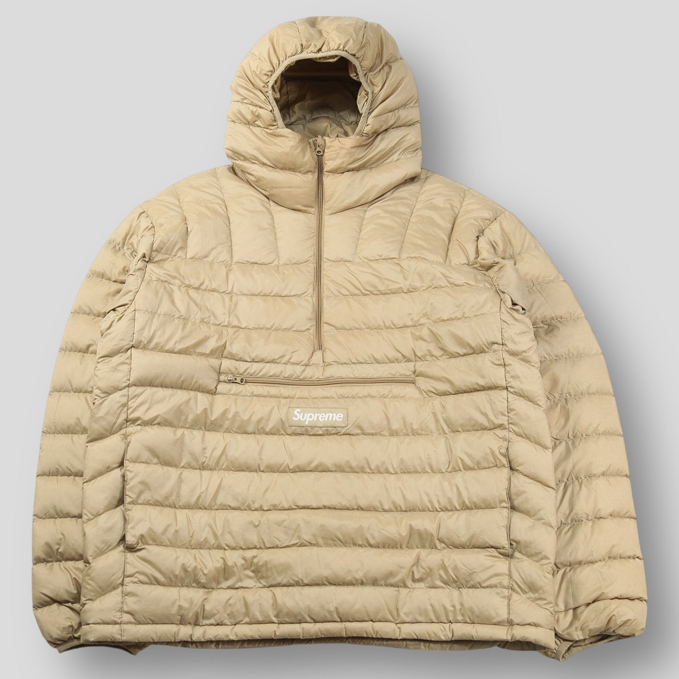 2022AW Micro Down Half Zip Hooded Pullover L