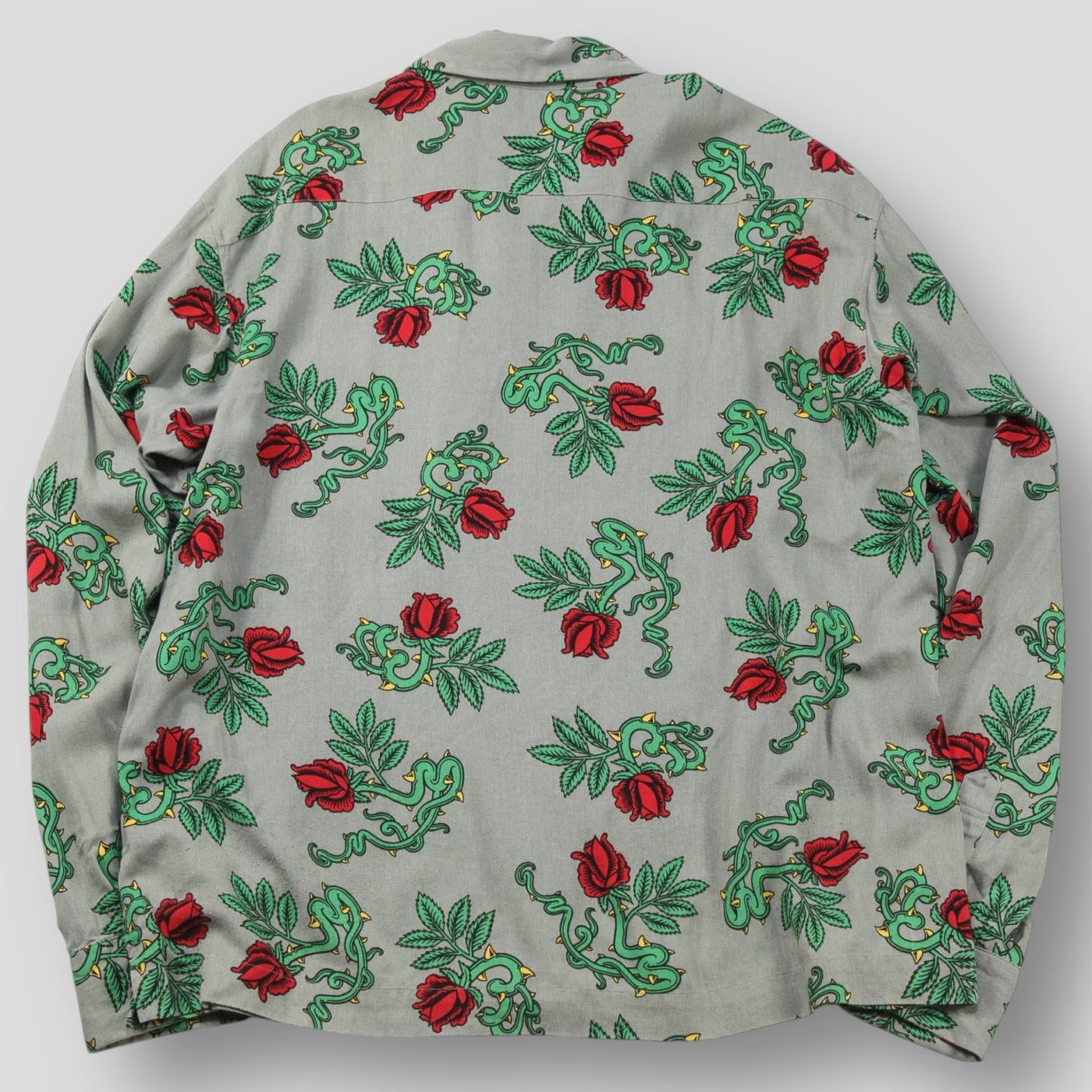 2018SS Rose Pattern Long-Sleeve Shirt US1440 2